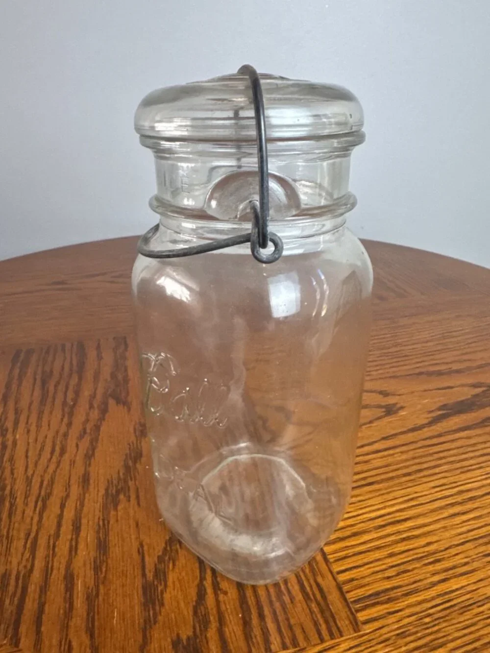Ball Ideal Glass Quart Canning Jar with Wire Lock